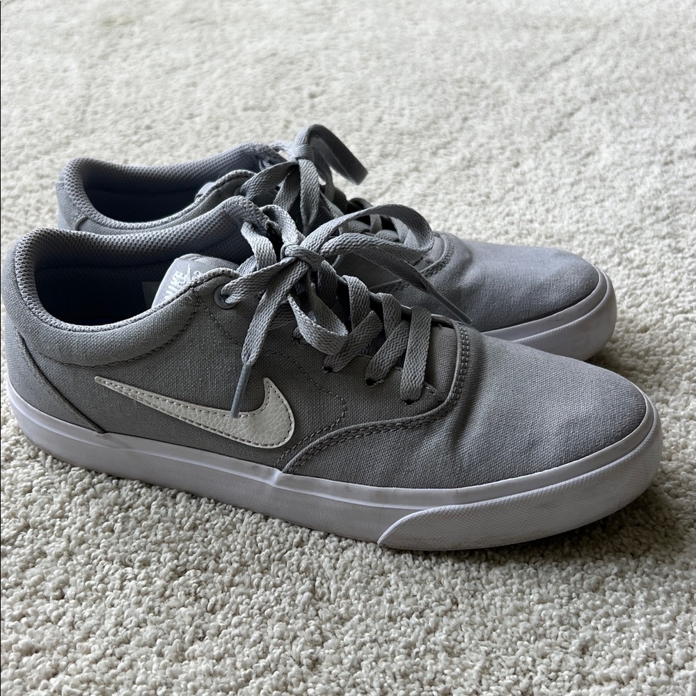 Nike Gray SB canvas shoes